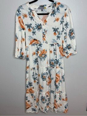 Figueroa & Flower Anthropologie Maxi Floral Dress